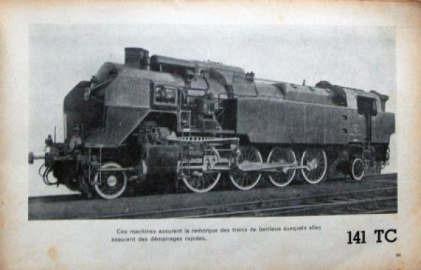Legregeois "Locomotives des Chemins de fer Francais" Train-Vehiclehistory 1947 (2545)
